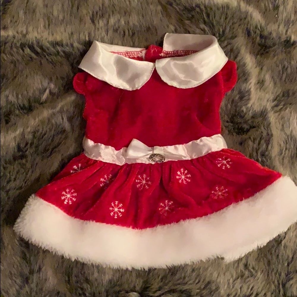 Christmas pet dress
